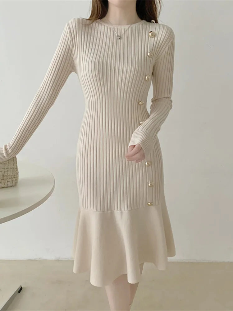 Knitting dress