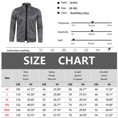 Men's zipper jackets