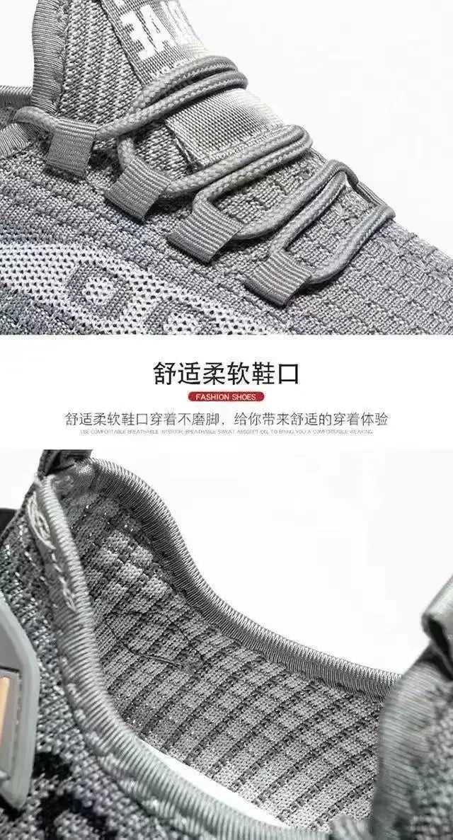 Breathable mesh sneakers